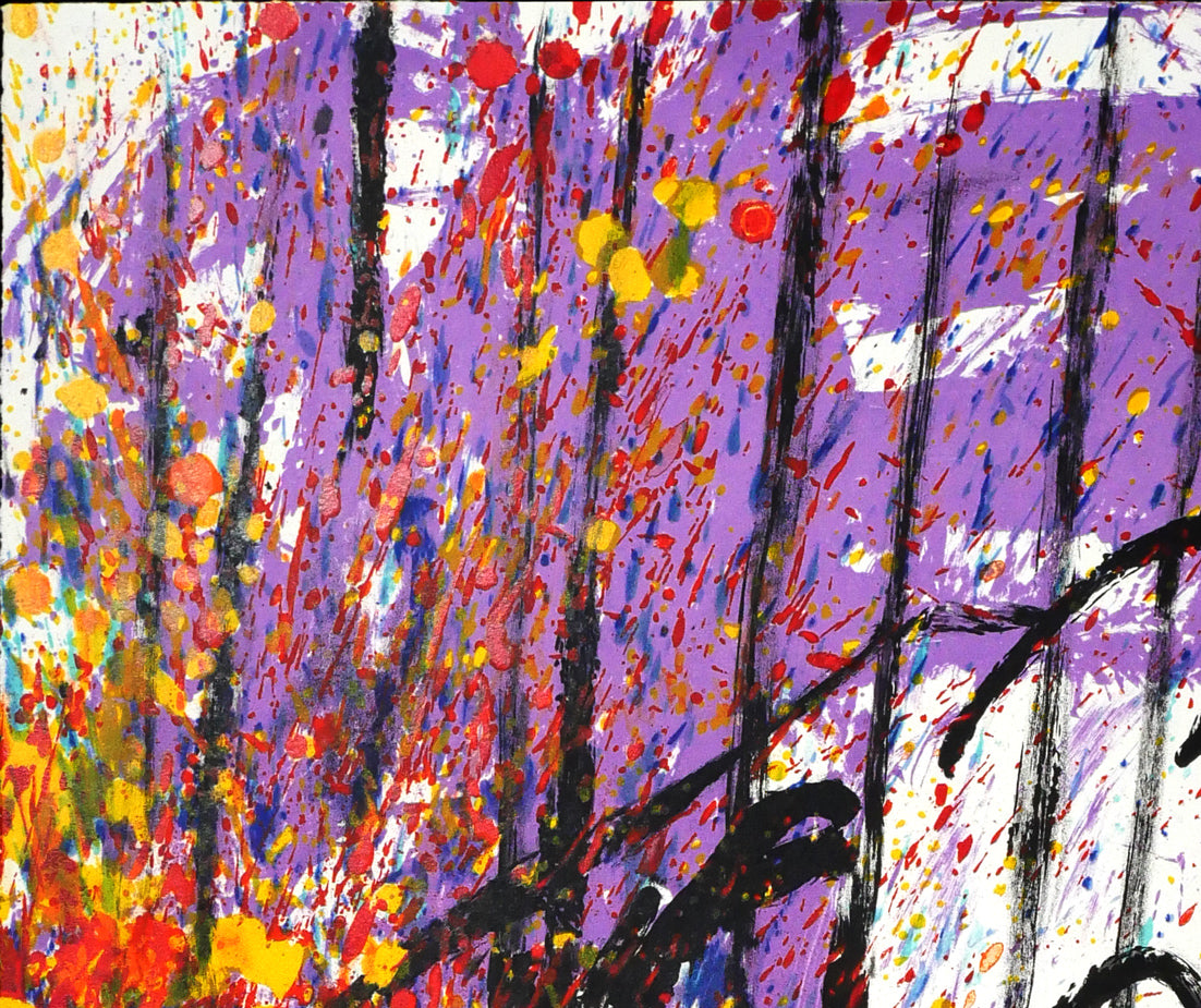 トム　エバハート（TOM　EVERHART）「WINTER」リトグラフ　拡大画像1
