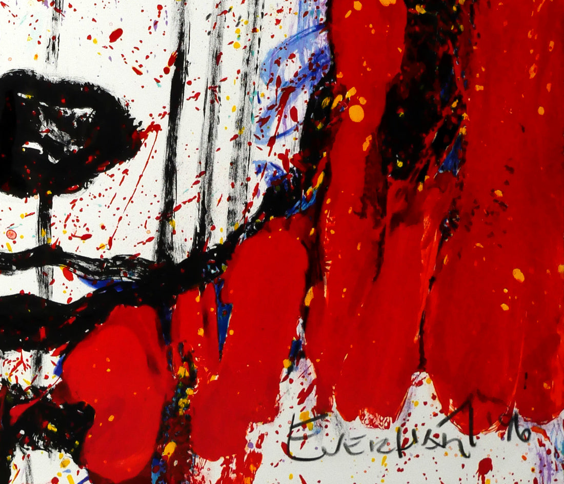 トム　エバハート（TOM　EVERHART）「WINTER」リトグラフ　拡大画像6