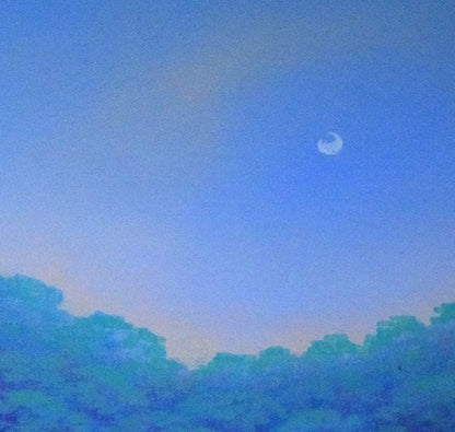 富谷一明「汀」油絵・F8号　拡大画像2