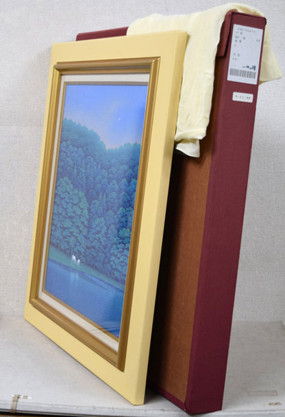 富谷一明「汀」油絵・F8号　付属品画像