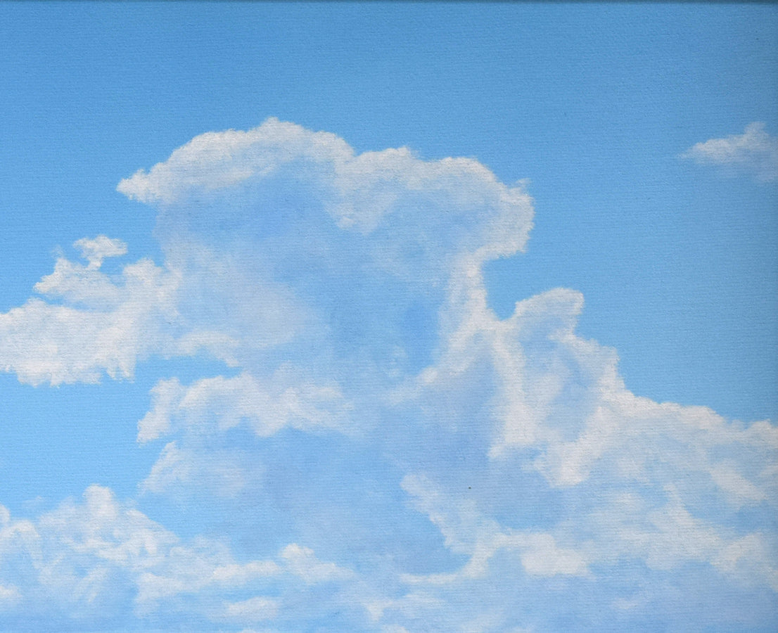 塚原貴之「ポプラの見えるじゃがいも畑（富良野）」油絵・F6号　拡大画像2