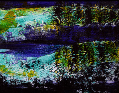 宇田喜久子「風景Ⅰ」油絵・P10号　拡大画像2