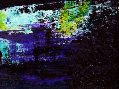 宇田喜久子「風景Ⅰ」油絵・P10号　拡大画像4