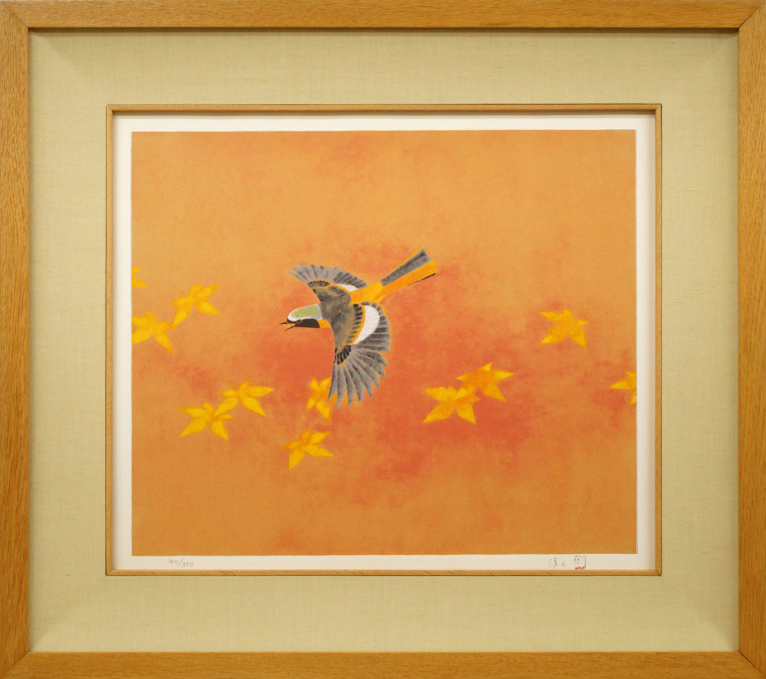 青柳美扇「夢」肉筆書額装 絵画買取・販売の小竹美術