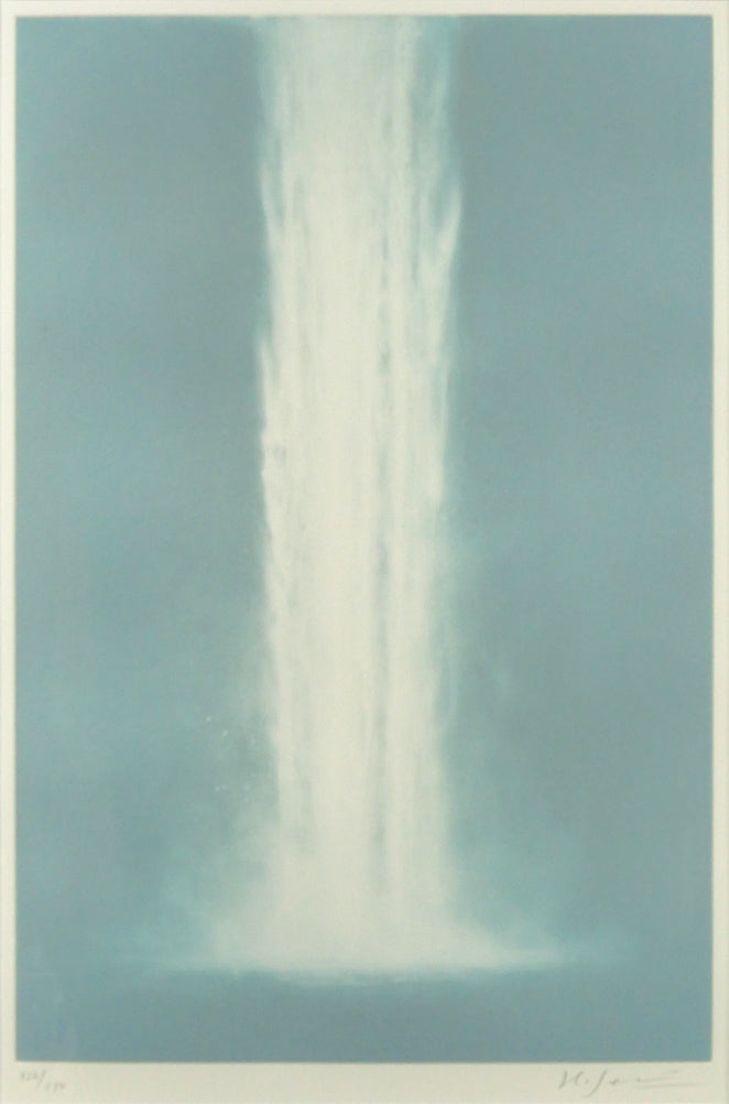 千住博「Waterfall＃20（ウォーターフォール）」フォトエッチング、アクアチント、ルーレット　作品全体画像
