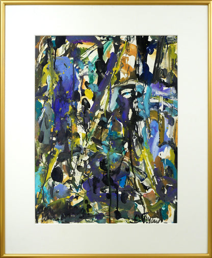 八木保次「作品」水彩画（グワッシュ）・15号