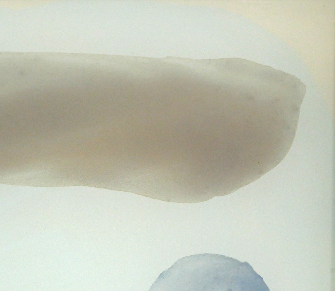 山中現「かたちの間」ガラス絵（10×13cm）　拡大画像2