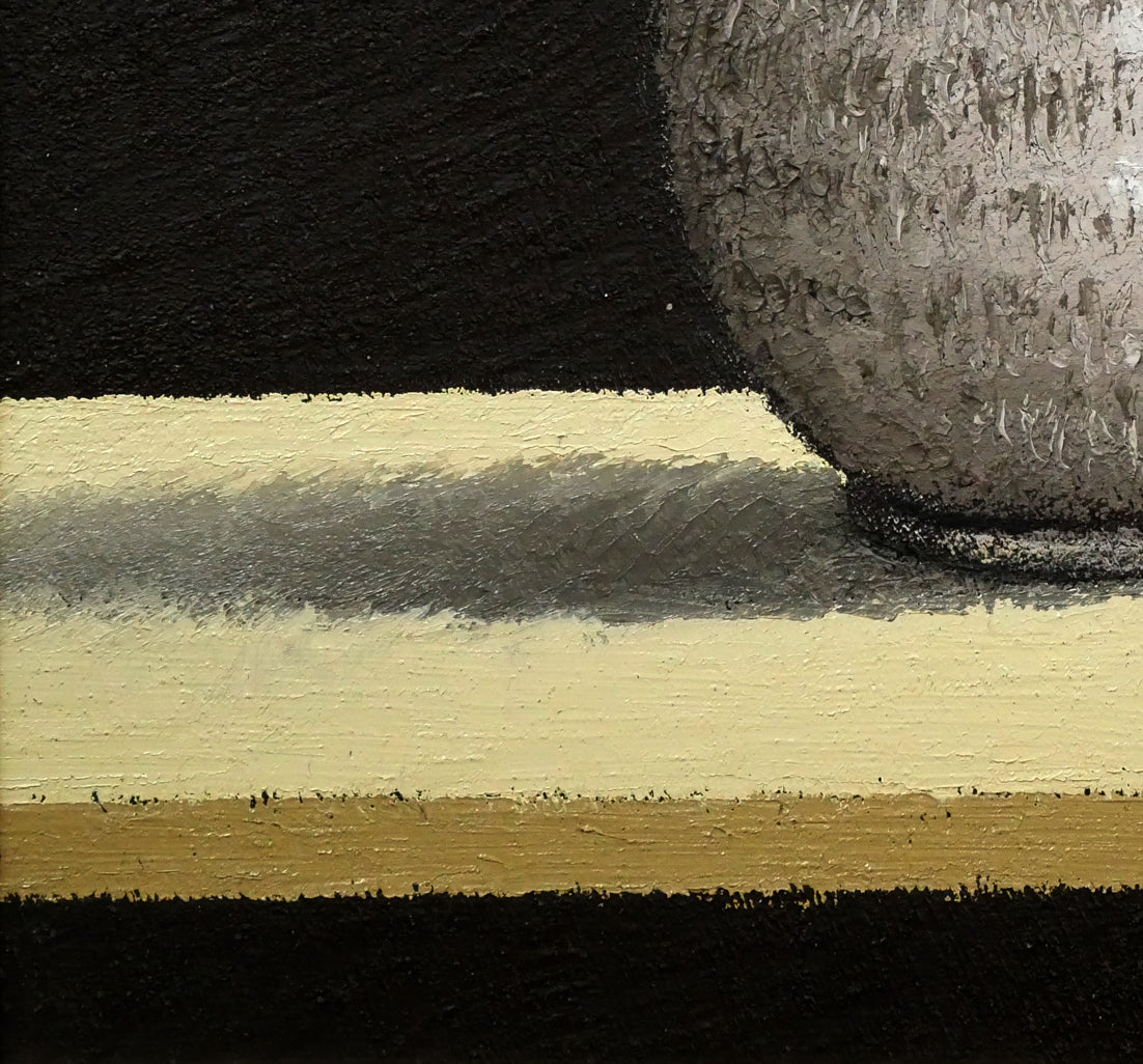 山崎貴稔「秋花」油絵・F4号　拡大画像5