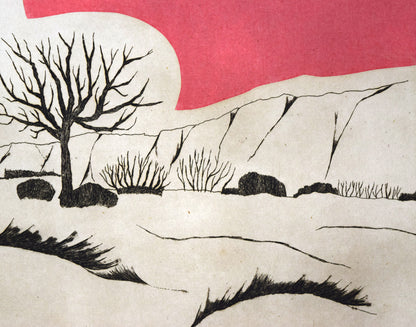 柳澤紀子「旅への誘ないⅢ」銅版画　拡大画像10