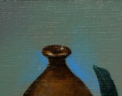 八代亜紀「静」油絵・SM　拡大画像1