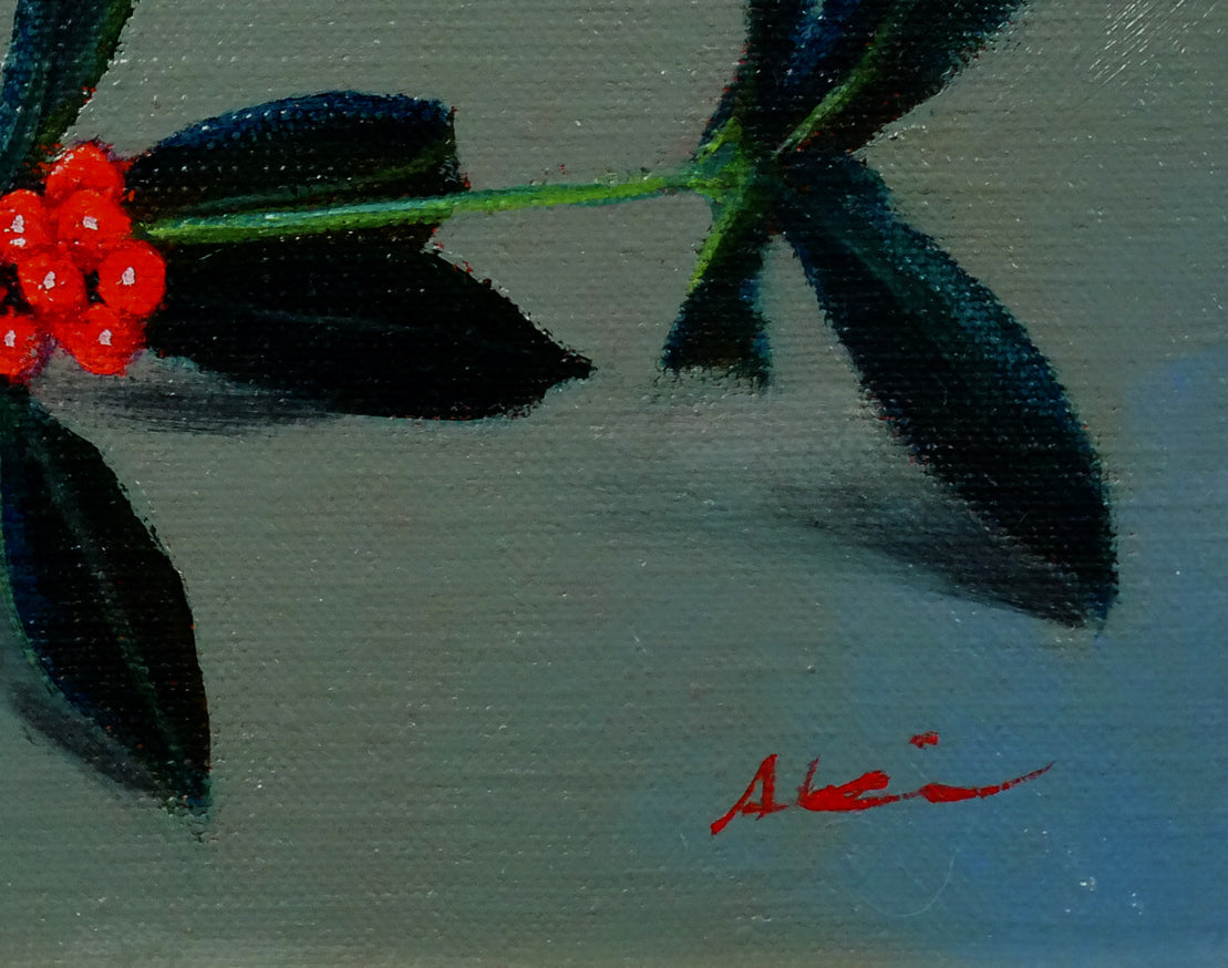 八代亜紀「静」油絵・SM　拡大画像4