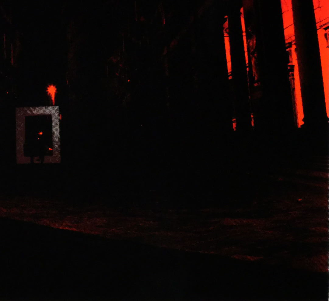 安田侃「天聖・天モク：フィレンツェ街路（2）」シルクスクリーン版画　拡大画像4