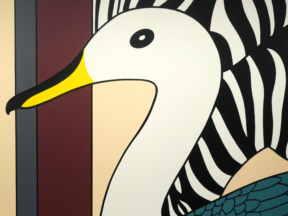 矢柳剛「作品2（「愛の動物誌」より）」シルクスクリーン版画　拡大画像9