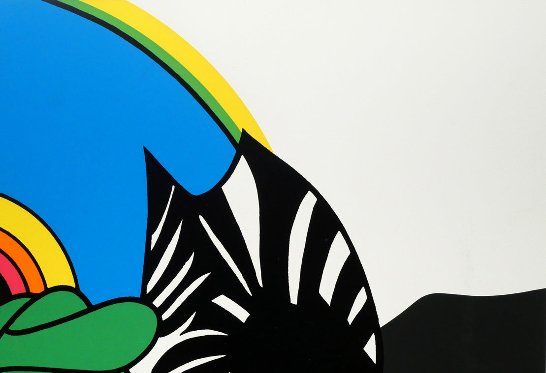 矢柳剛「LE　TAUREAU（「現代版画＜星座＞シリーズ牡牛座」より）」版画　拡大画像3