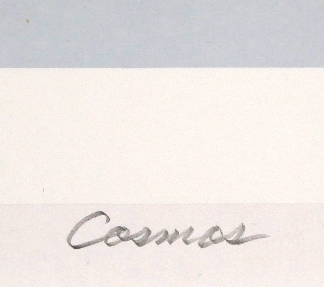 矢崎勝美「Cosmos・1998」モノタイプ1点物版画　タイトル画像