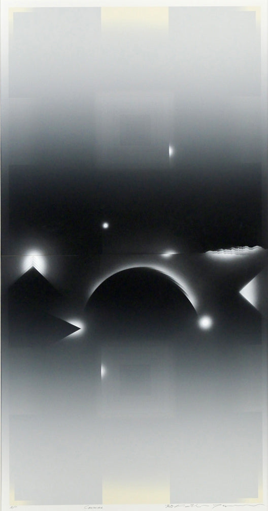 矢崎勝美「Cosmos」シルクスクリーン版画　作品全体画像