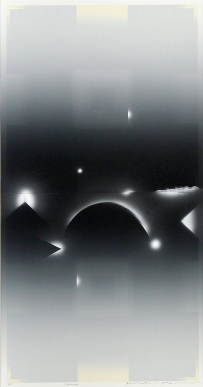 矢崎勝美「Cosmos」シルクスクリーン版画　作品全体画像