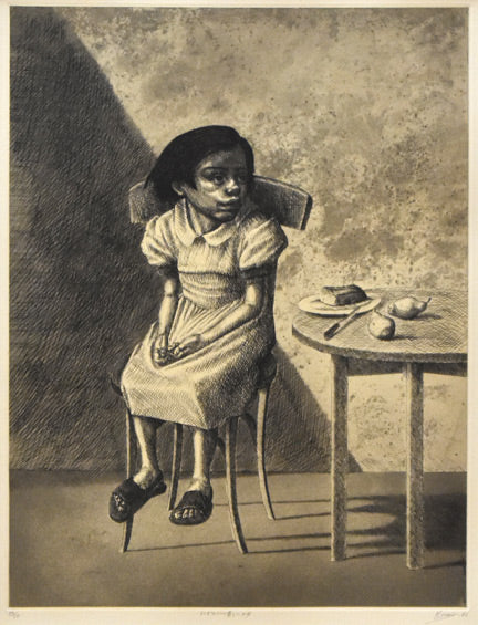 アンダルシアの貧しい少女 絵画買取・販売の小竹美術