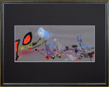 藤野千鶴子「宙（そら）」水彩画