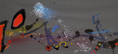 藤野千鶴子「宙（そら）」水彩画　作品全体画像
