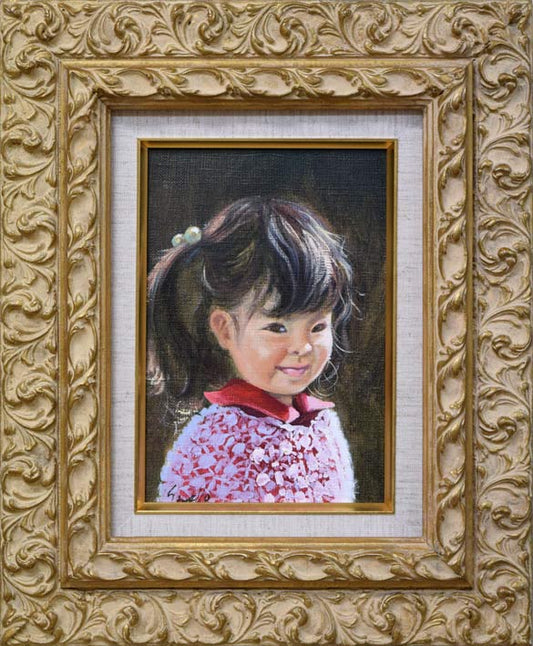 藤岡心象「陽ざし」油絵・SM