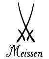 ハインツ　ヴェルナー(HEINZ　WERNER)「皇帝の庭」肉筆コンテ素描　マイセン窯印