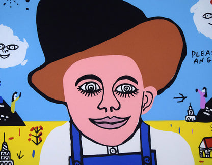 ハワード・フィンスター「Baby　Elvis」シルクスクリーン版画　拡大画像3