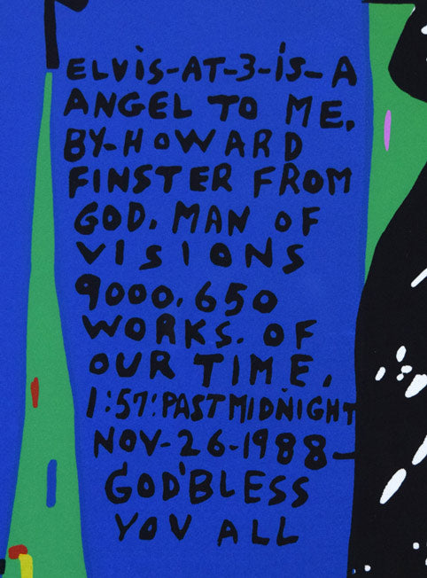 ハワード・フィンスター「Baby　Elvis」シルクスクリーン版画　拡大画像6