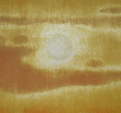 平山郁夫「流沙朝陽」シルクスクリーン版画　拡大画像1