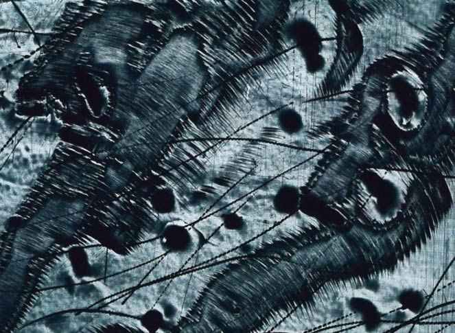 一原有徳「TSB」銅版画　拡大画像1