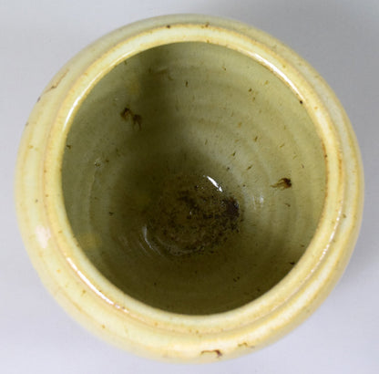 石黒宗麿「灰失透釉壺」清水卯一箱　真上画像