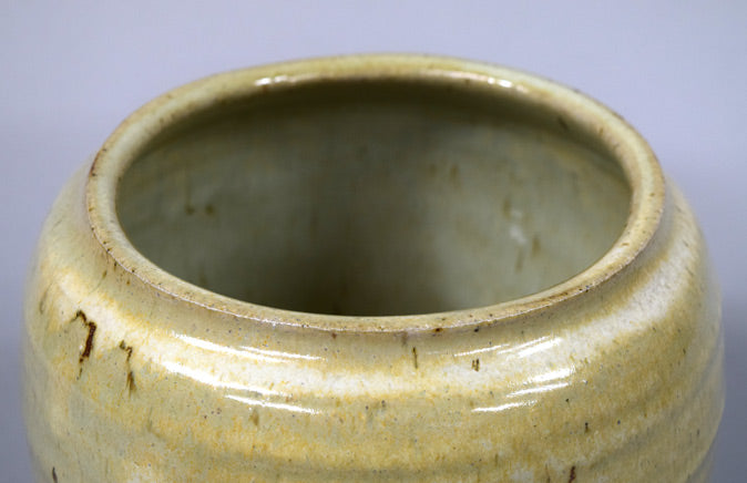 石黒宗麿「灰失透釉壺」清水卯一箱　拡大画像2