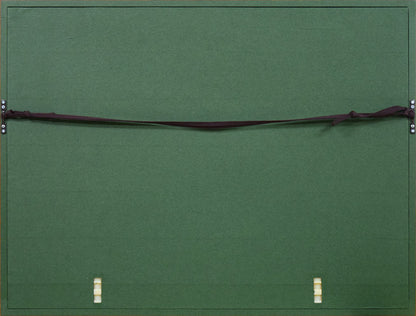 伊藤倭子「5つの梨」銅版画　額縁裏側画像