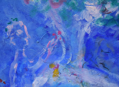 岩本英希「花束」油絵・F6号　拡大画像4