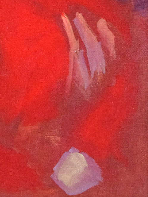 金子幸正「女性像」油絵・F8号　拡大画像4