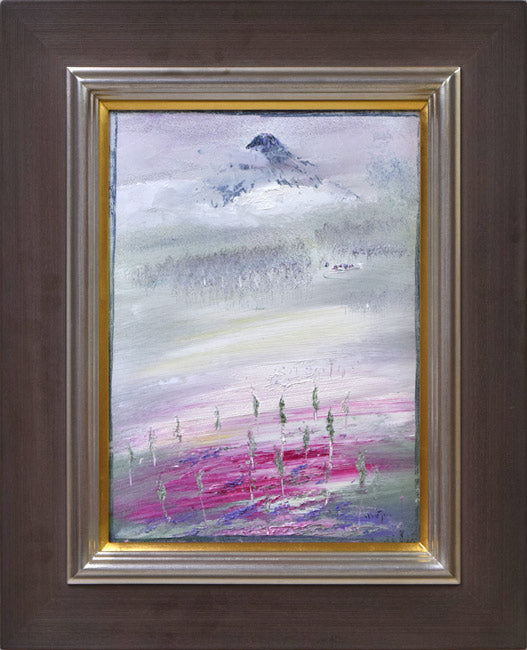 片山弘明「北の大地（セタナリアの丘・ルスツ）」油絵・F4号