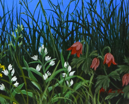 北久美子「三渓園（横浜市）」油絵・P10号　拡大画像7