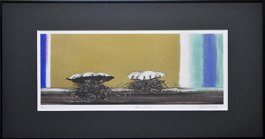 黒田　茂樹「BLUE　ships」銅版画