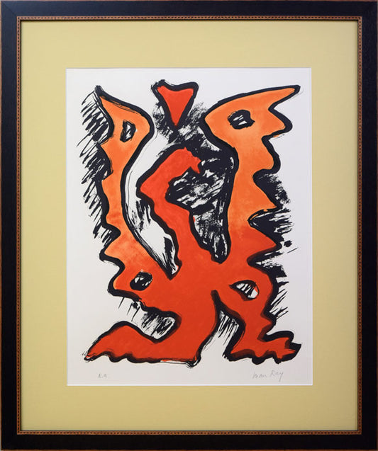 マン　レイ（Man　RAY）「現代の神話」リトグラフ