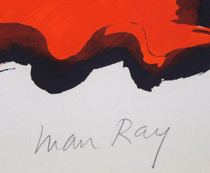マン　レイ（Man　RAY）「現代の神話」リトグラフ　本人直筆鉛筆サイン