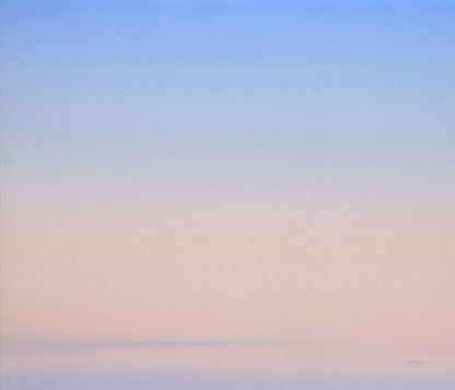 森田哲隆「利尻岳」油絵・F50号　拡大画像1