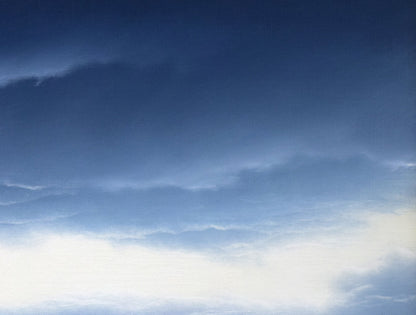 森田哲隆「節厳（室蘭・大黒島）」油絵・F10号　拡大画像2