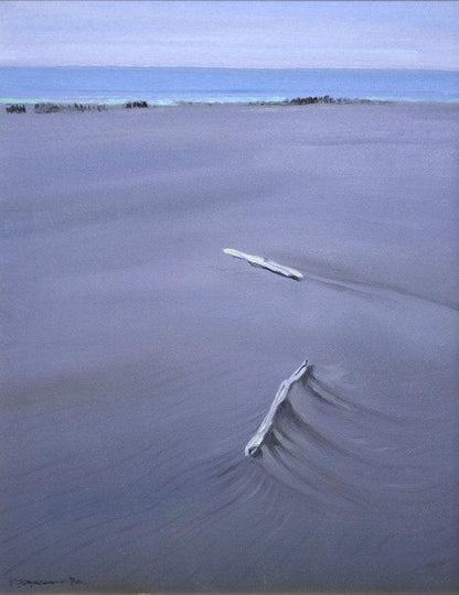 小笠原一美「無題」油絵・F6号　作品全体画像