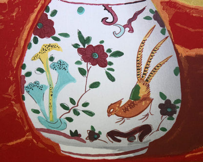 小倉遊亀「梅」木版画　拡大画像6