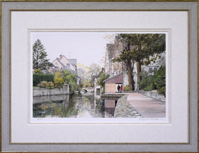 奥津国道「恋人達のシャルトル」ジクレー版画
