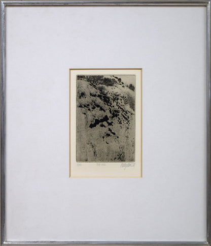 ピーター・ミルトン「THE　HILL」銅版画