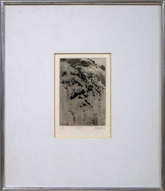ピーター・ミルトン「THE　HILL」銅版画
