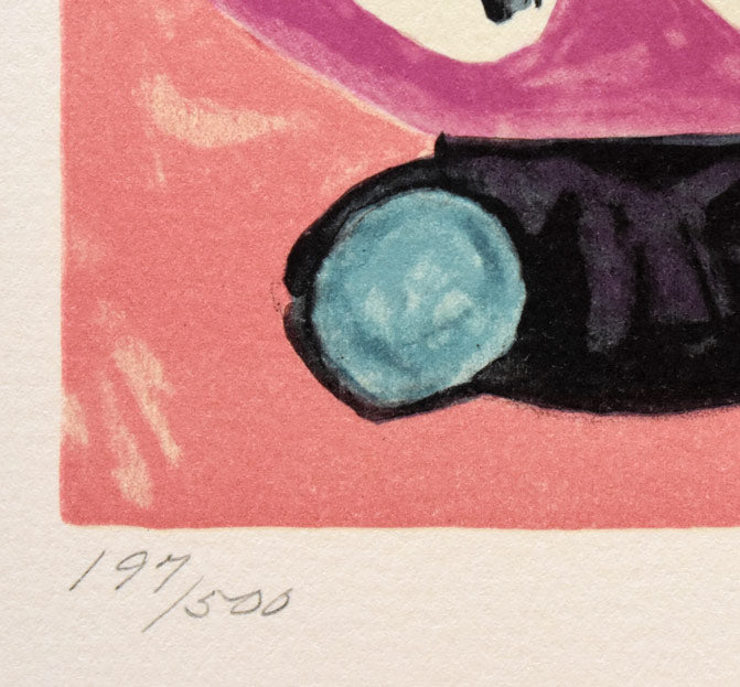 パブロ　ピカソ（Pablo　PICASSO）「クロードの木馬」リトグラフ　限定番号（ed,197/500）