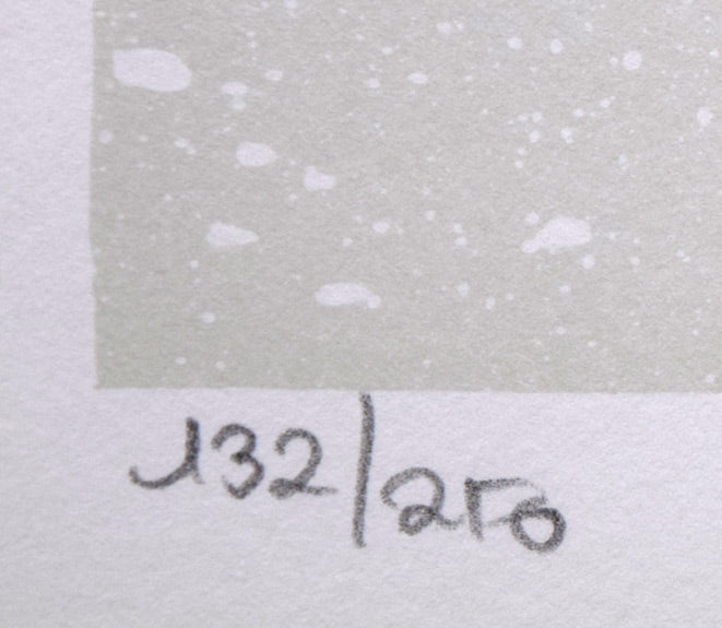 ラシス「冬の乗馬」リトグラフ　限定番号（ed,132/250）拡大画像