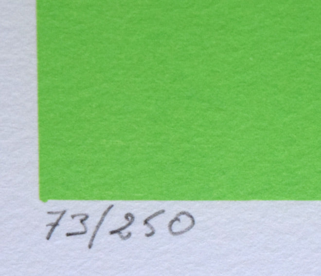 セルジュ・ラシス「緑の森」リトグラフ　限定番号（ed,73/250）拡大画像